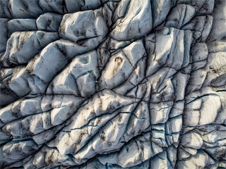 Obraz premium Glacier from above