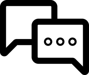 Chatting, conversation, speech bubble communication, chat, talk, speech symbol