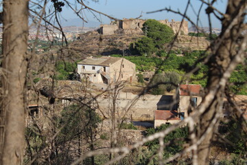 Old abandoned spanish houses