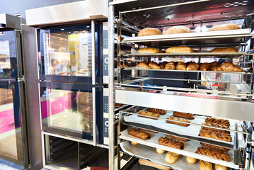 Commercial ovens for bakeries and bread