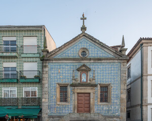 Fototapeta na wymiar Chapel of Our Lady of Mercy (Capela de Nossa Senhora da Piedade) in Vila Nova de Gaia - Porto, Portugal