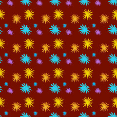 Christmas New Year's background pattern with lights