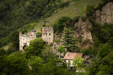 castle in the mountains