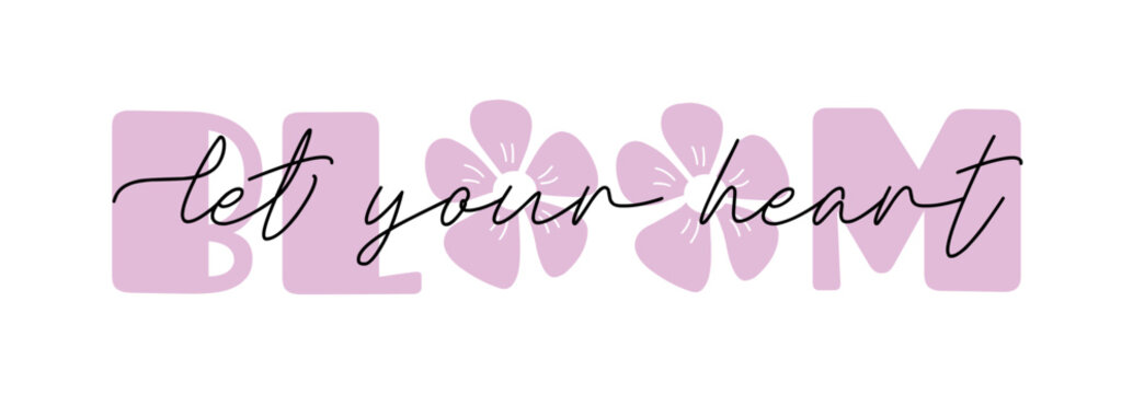Let in bloom. Let in bloom