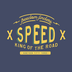 Vector illustration for t-shirt design with slogan. Vector illustration design for fashion fabrics, textile graphics, prints.