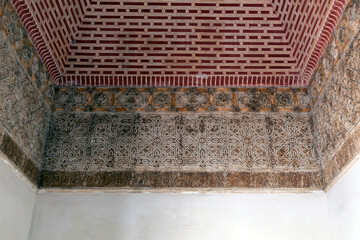 Ceiling in the Alcazaba of Malaga