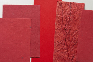 rough or textured red paper background