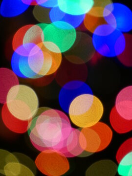 Colorful and round lights