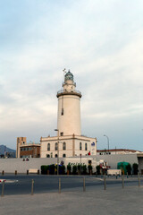 La Farola de M&aacute;laga lighthouse in Malaga