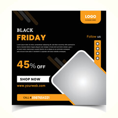 Black Friday Discount Social Media Post