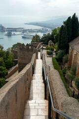 View of Malaga from the Castle of Gibralfaro