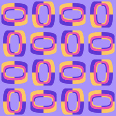 Abstract attractive ornament for decorating any surfaces or things. Seamless pattern.