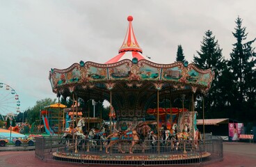 carousel in park