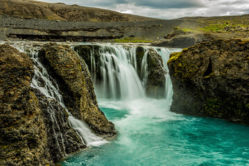 Wasserfall Island