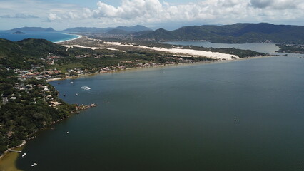Obraz premium Aereo Lagoa da Conceição em Florianópolis - SC