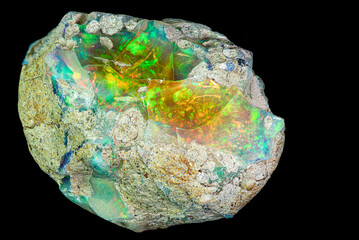 the beautiful colors of opal