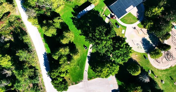 Morningside Park In Scarborough Ontario, Drone Shoot, Green 