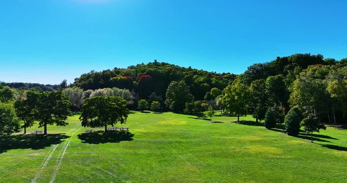 Morningside Park In Scarborough Ontario, Drone Shoot, Green 