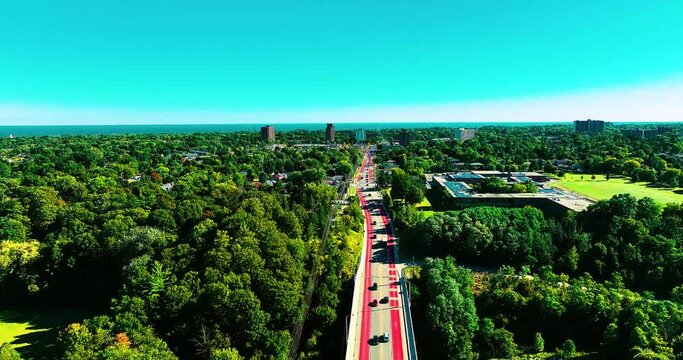 Morningside Park In Scarborough Ontario, Drone Shoot, Green 