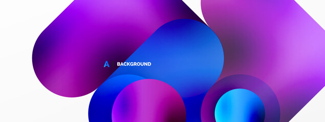 Round shapes and circle geometric abstract background. Vector Illustration For Wallpaper, Banner, Background, Card, Book Illustration, landing page