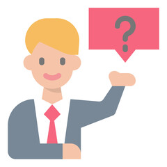 problem solving flat icon 