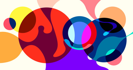 Abstract liquid shape. Fluid geometric design. Isolated gradient waves with geometric lines, dots, batik Indonesia pattern. Vector illustration.