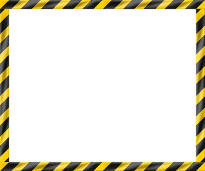 yellow hazard frame