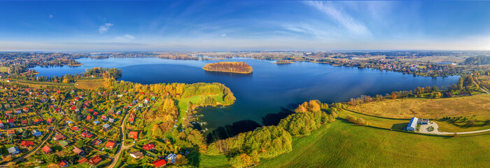 Jezioro Wulpińskie  koło Olsztyna - obrazy, fototapety, plakaty