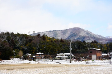 地方の雪景色