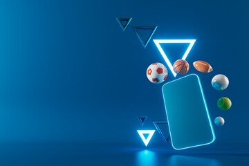 3d football object design. realistic rendering. abstract futuristic background. 3d illustration. motion geometry concept. sport competition graphic. tournament game bet content. soccer ball element.