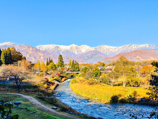 秋の白馬村：大出公園 © Mugi