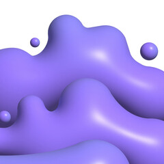 3D banners abstract modern geometric graphic element with dynamical colored forms and line with flowing liquid shapes