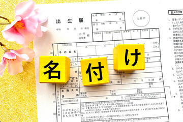 出生届と名付けの文字 赤ちゃんの命名