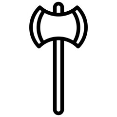 Axe outline icon