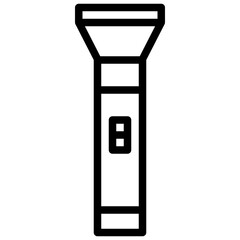 Flashlight outline icon