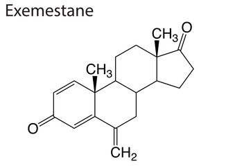 Chemical structure of an anticancer drug 