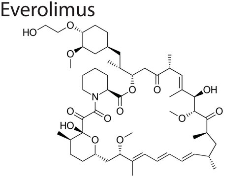 Chemical Structure Of An Anticancer Drug 