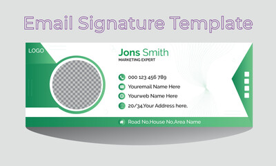 Email Signature template or personal identity 