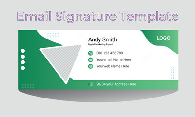 Email Signature template or personal identity 