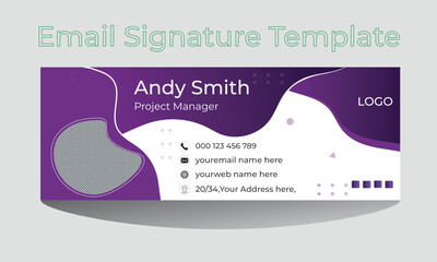 Email Signature template or personal identity 
