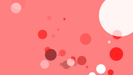 カラフルな背景に円が湧き出る