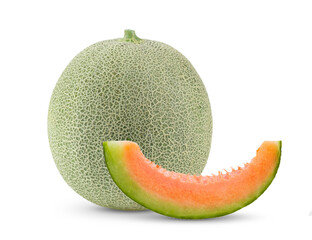 cantaloupe melon isolated on transparent png
