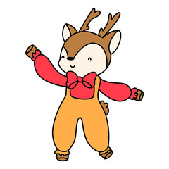 circus deer, circus animals concept