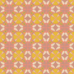 Fruit Christmas Tree Leaves Seamless Pattern Background Garden Nature Plant Art