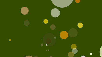 カラフルな背景に円が湧き出る