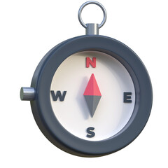 compass application isolated 3d interface icon illustration