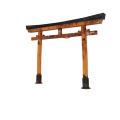 Torii traditional japanese gate
