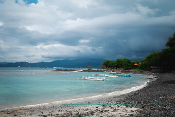 boats on the beach