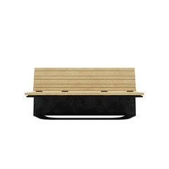 Park Bench isolated