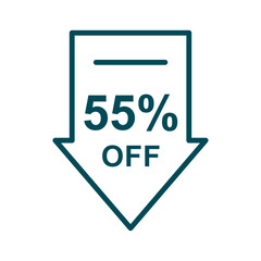 Discount offer icon vector design templates